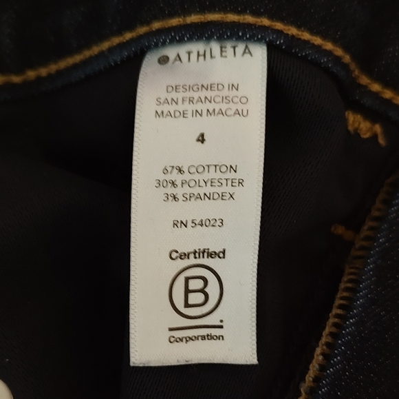 Athleta Women's Dark Blue Skinny Jeans - Picture 8 of 8